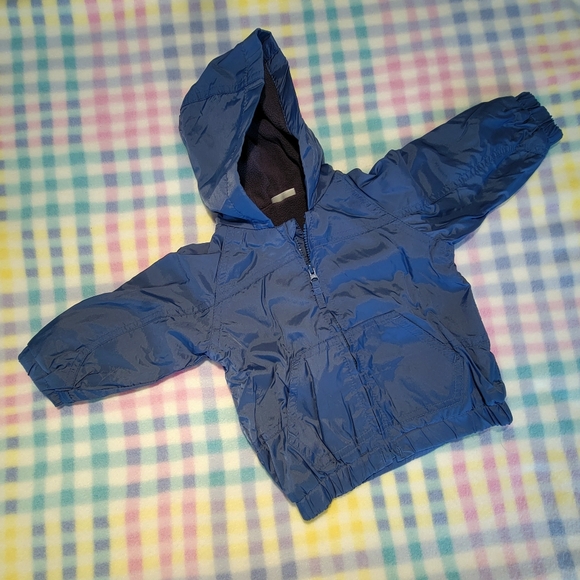 CHEROKEE ♡ Navy Long Sleeve Zip Hooded Soft Warmly Lined Coat Jacket 3-6M - Picture 14 of 16